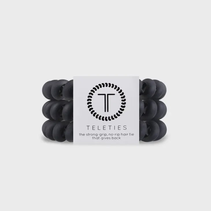 Matte Black - Large Teleties