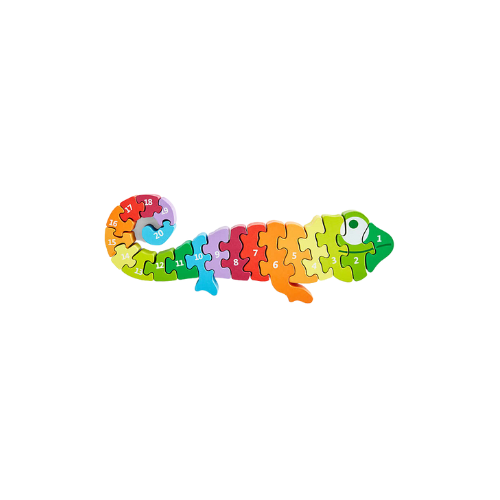 Chameleon Wooden Baby Puzzle