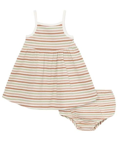 Desert Tropics Dress & Bloomers Set, 12m