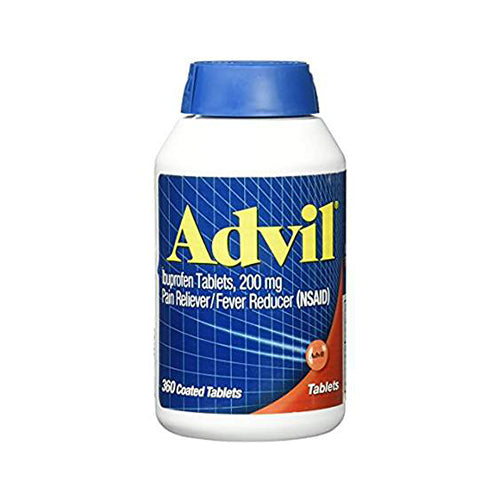 *Advil Pain Reliever/Fever Reducer Coated Tablets, 200mg. Ibuprofen (360ct.)
