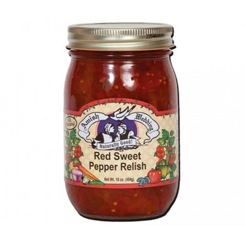 Amish Wedding Red Sweet Pepper Relish - 15 oz.