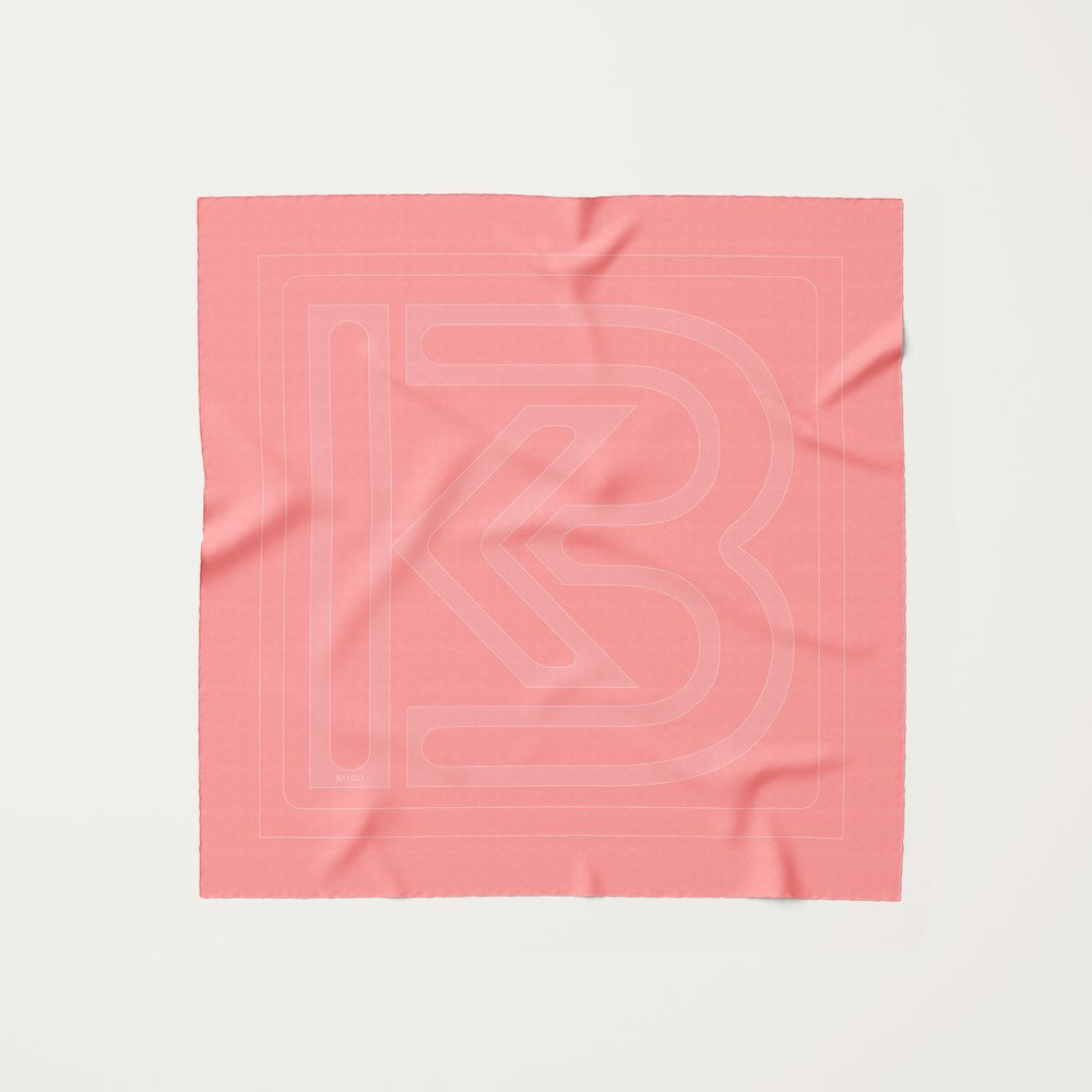 KOKO, 90cm Silk Scarf, Basico Ballerina