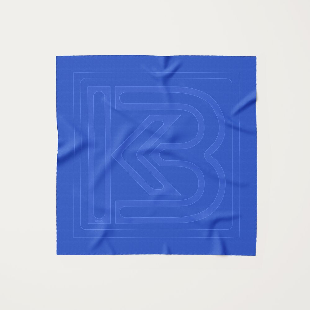 KOKO, 90cm Silk Scarf, Basico Super Sonic