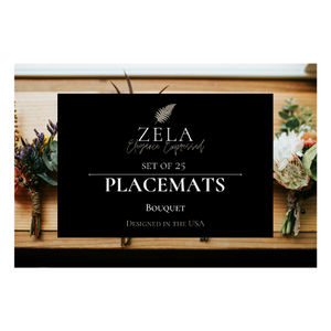 Zela Paper Placemats 25 ct. - Bouquet