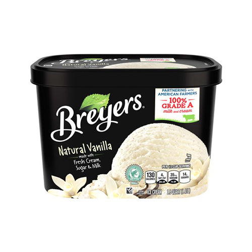 *Breyers Homemade Vanilla Ice Cream 48 oz.