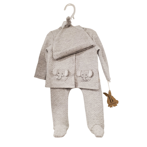 ED Elephant Outfit with hat, 9m