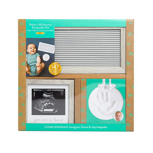 kate & milo Baby's Milestone Keepsake Set