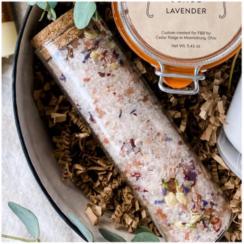 Lavender Rose Soaking Salts