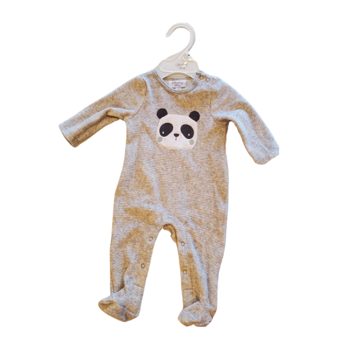 Sterling Baby Gray Panda Sleeper