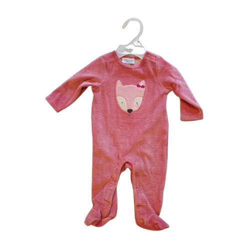 Sterling Baby Pink Fox Sleeper