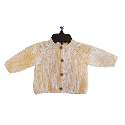 Zara Baby, Cream Cardigan, 0-1 months