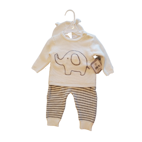 René Rofé Baby, White Knit Set