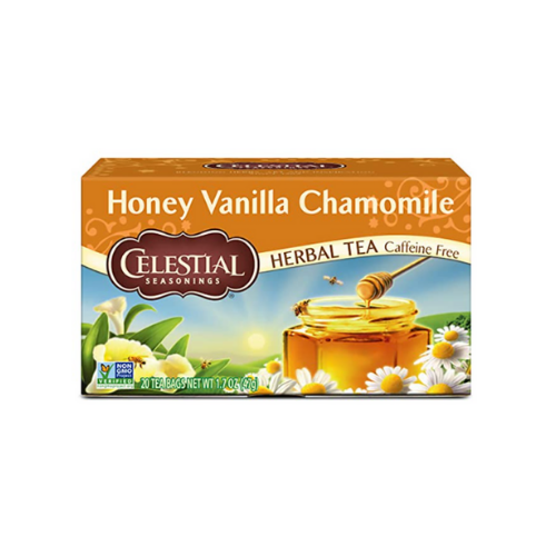 Celestial Seasonings Honey Vanilla Chamomile Herbal Tea 20 Tea Bags