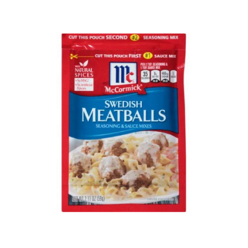 McCormick Swedish Meatballs Sauce Mix - 2.11oz