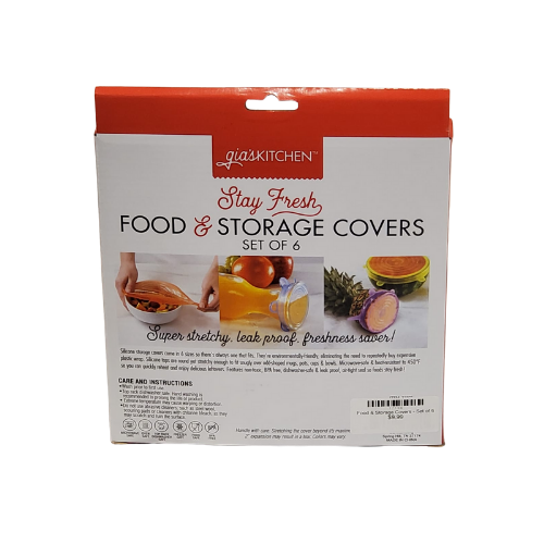 Food & Storage Covers - Set of 6