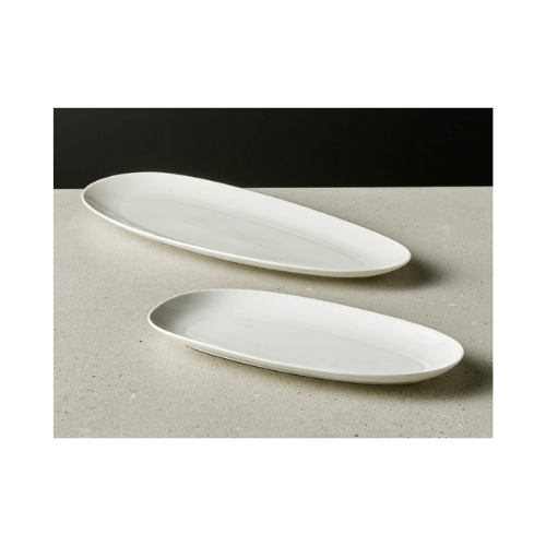 CB2 Small White Oval Platter