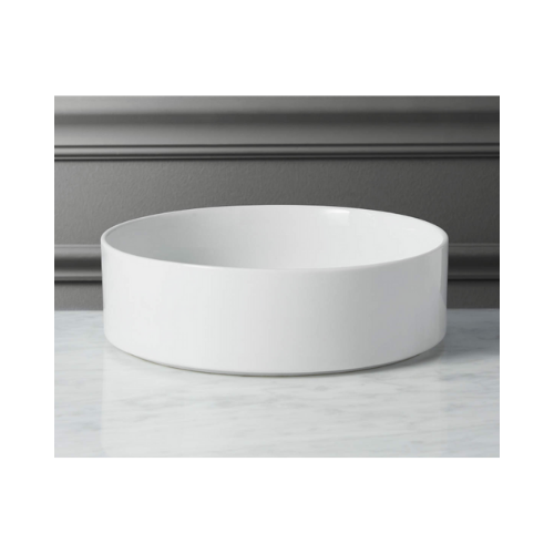 CB2 White Serving Bowl