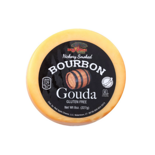 Red Apple Hickory Bourbon Gouda Cheese, 8 oz