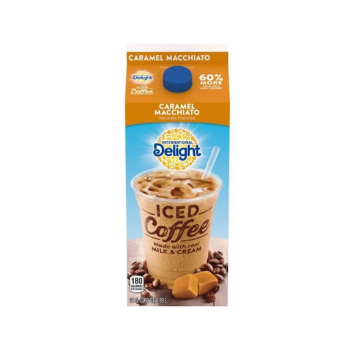 International Delight Iced Coffee Caramel Macchiato Flavor - 64oz