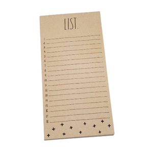 Rae Dunn 'List' Note Pad