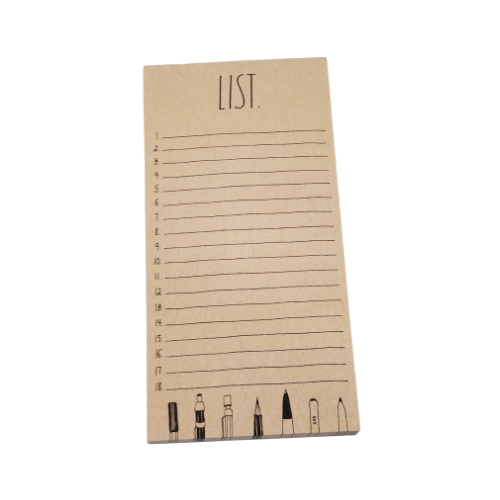 Rae Dunn 'List' Note Pad