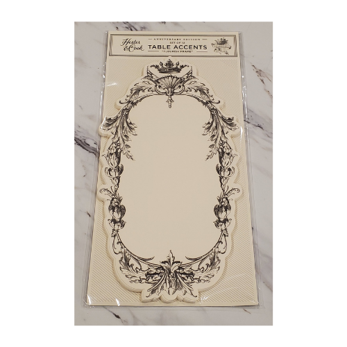 Hester & Cook Table Accent "Flourish Frame" 12 ct.