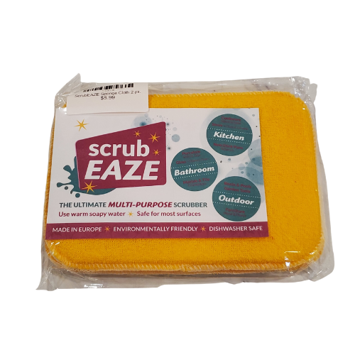 ScrubEAZE Sponge Cloth 2 pk.