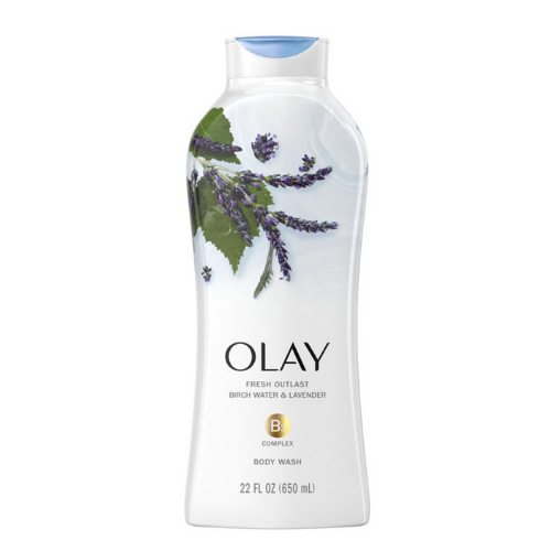 Olay Body Wash - birch water & lavender 22 oz