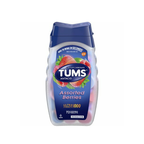 Tums Ultra Strength 1000mg Chewable Tablets - Assorted Berries - 96ct