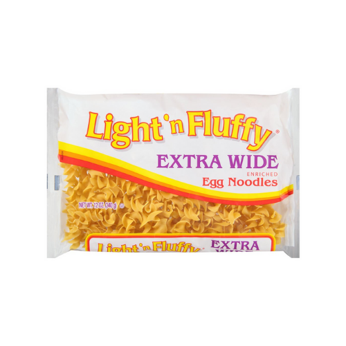 *Light 'n Fluffy Extra Wide Egg Noodles, 12 oz.