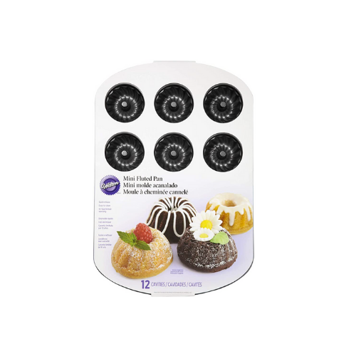 Wilton Mini Fluted Black Tube Pan - 12 Cavity