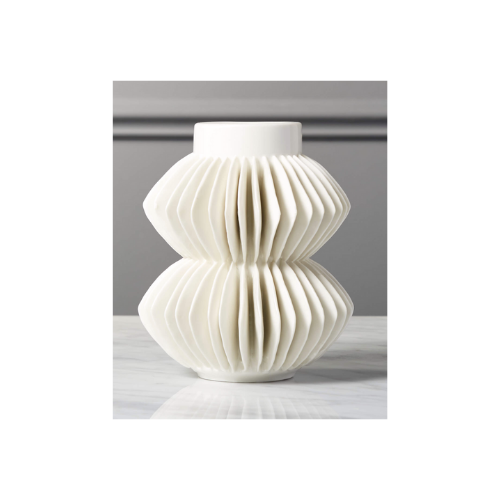 CB2 Celia White Vase