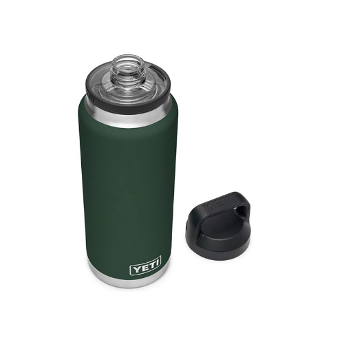 YETI Rambler 36oz SS Bottle w/Chug Cap - Northwoods Green