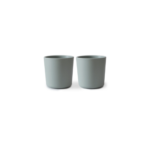 Mushie Dinnerware Cup - Sage - Set of 2