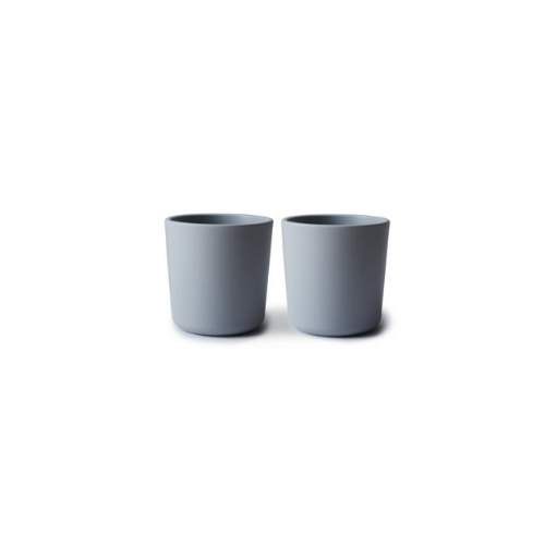 Mushie Dinnerware Cup - Cloud - Set of 2