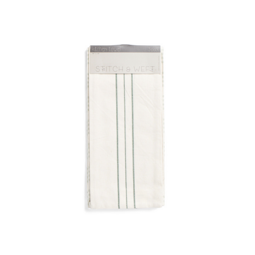 Home Essentials Stripe Kitchen Towels - 3pk