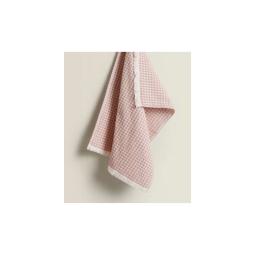 Pink Gingham Kitchen Towel