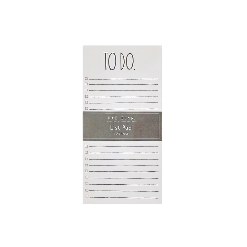 Rae Dunn 'To Do' Note Pad