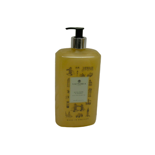 Victoria London Luxury Shower Gel - 23.6oz - Royal Basil & Orange