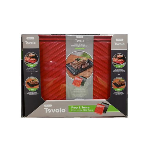 Tovolo Prep & Serve XL BBQ Trays - 2pk