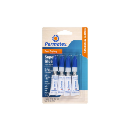 Permatex Fast Drying Super Glue 4 pk.