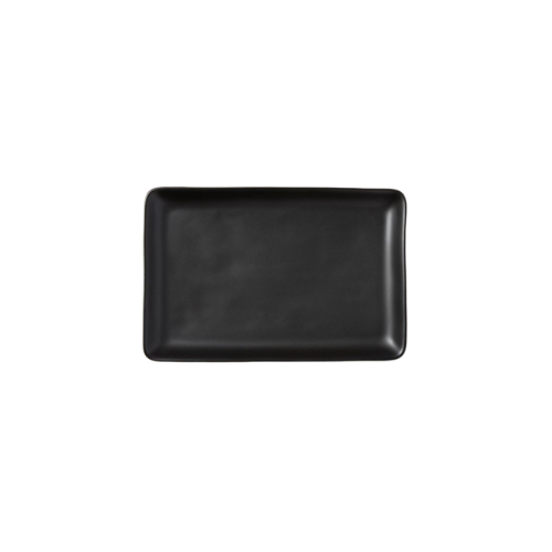 Hearth & Hand Small Rectangle Stoneware Serving Tray - Matte Black