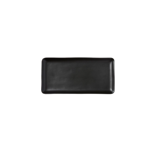 Hearth & Hand Medium Rectangle Stoneware Serving Tray - Matte Black