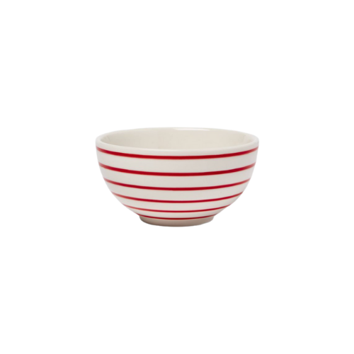 Red Stripe Mini Bowl