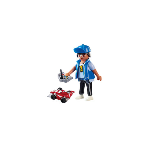 Playmobil Boy w/RC Car