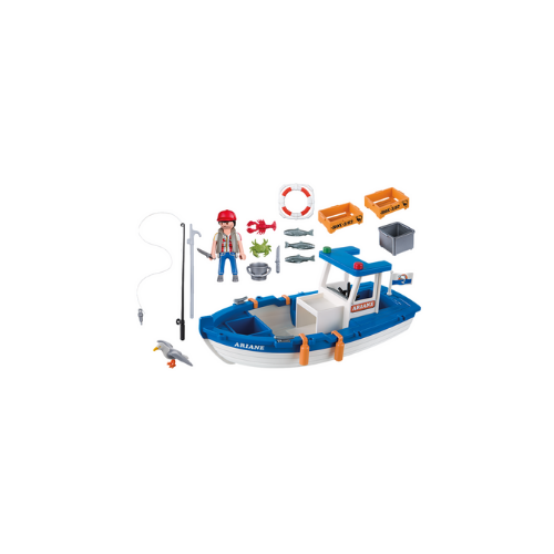 Playmobil Fisherman w/Boat