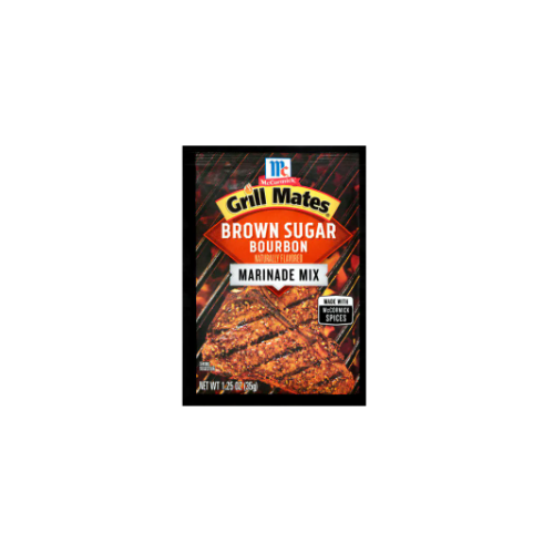 McCormick Grill Mates Brown Sugar Bourbon Marinade Mix 1.25 oz.