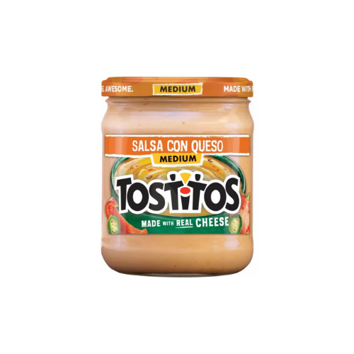 Tostitos Salsa Con Queso Medium, 15.5 oz