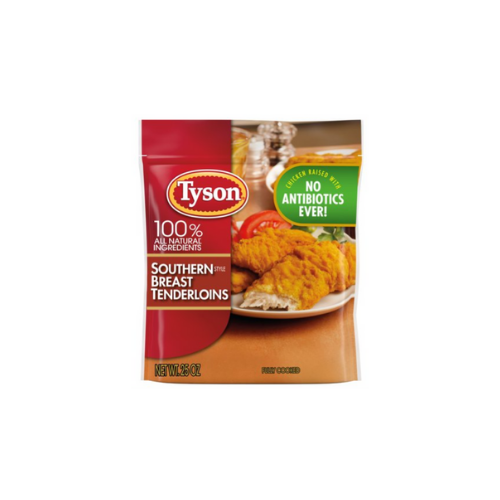 Tyson Breaded Southern Style Breast Tenderloins - 25 oz