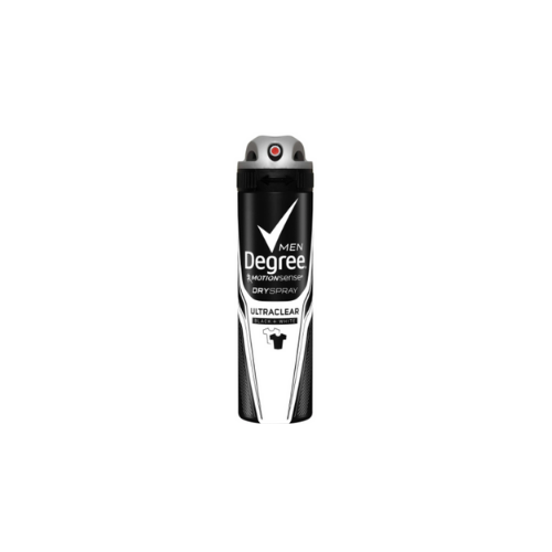 Degree MotionSense UltraClear Black + White Antiperspirant Dry Spray, Mens - 3.8oz